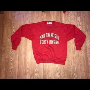 1980s San Francisco forty niners 49ers crewneck